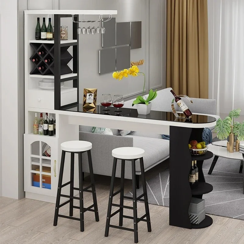Minimalist Wall Bar Table for Small Apartments - usage example