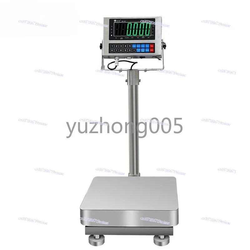 NVK TCS Series Bench Scale Stainless Steel Weighing Scale 30-500kg LED Indicator Platform Scale