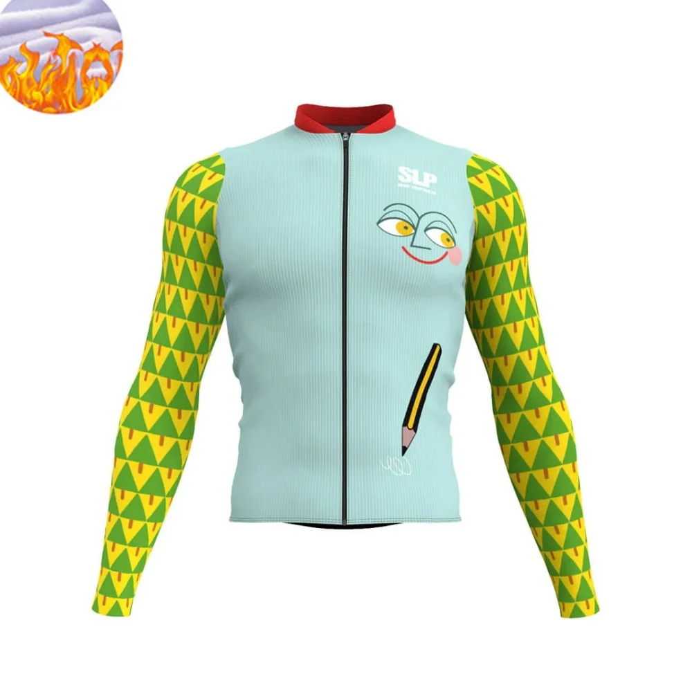 AliExpress NONE 2026 Men Winter Thermal Fleece Cycling Jersey Ciclismo MTB Bicycle Clothing Bike Shirt Cycling Equipement Outdoor Warm Jacket