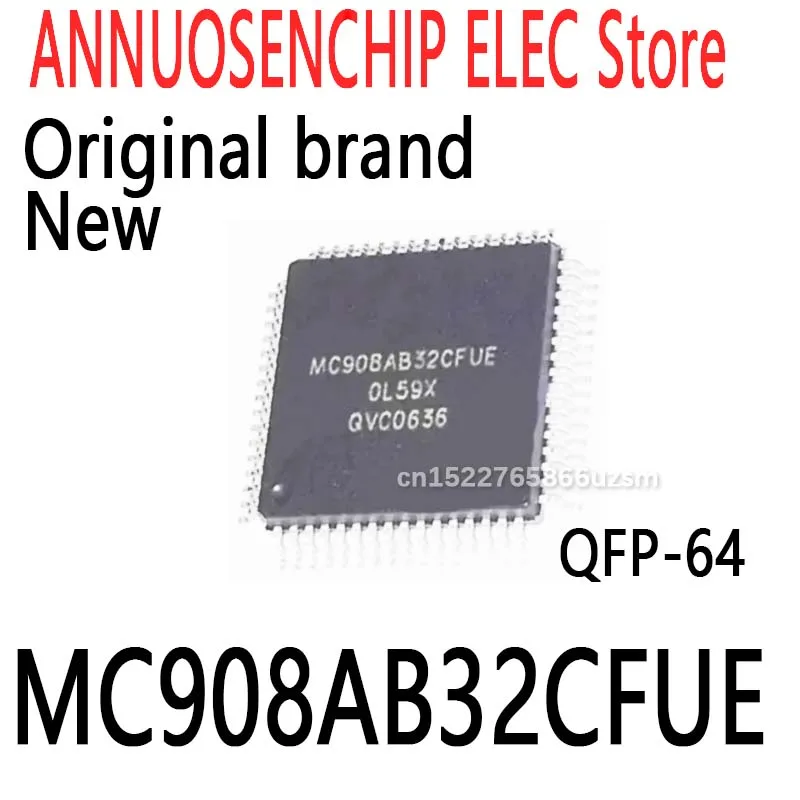 10PCS New and Original MC908AB32 GOOD QUALITY QFP-64 MC908AB32CFUE