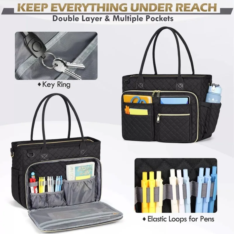 

Business Trip Large Capacity Portable Computer Briefcase Teacher Multi Functional Handheld Clutch Bag Outdoor Camping Handbag