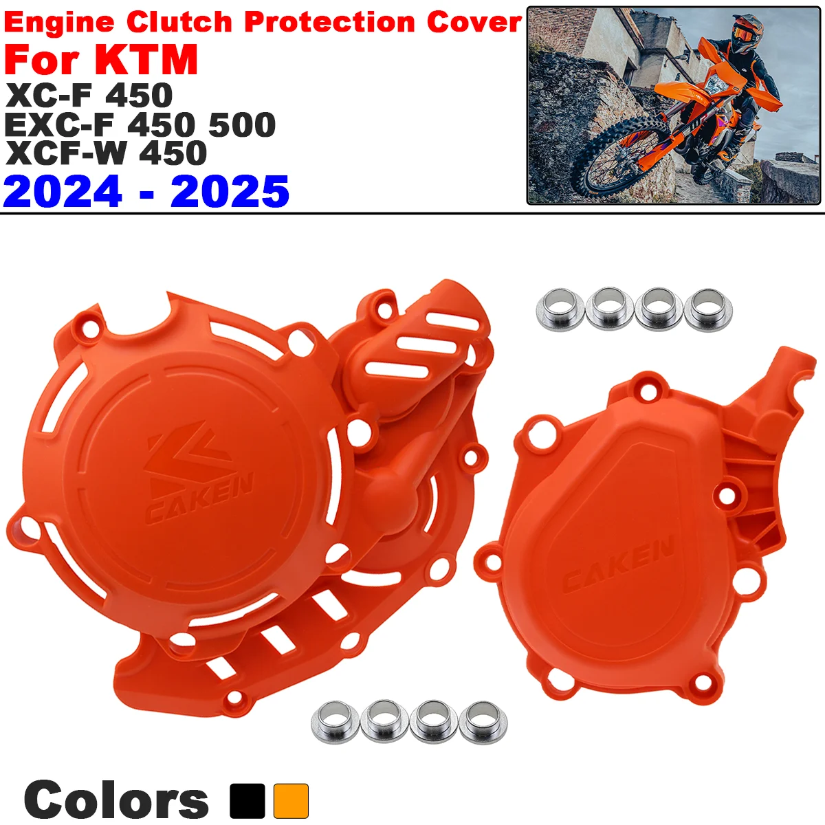 

2023-2024 Motorcycle Engine Ignition Clutch Cover Protctor Guard For KTM EXC-F XC-F XCF-W XW-F 450 500 MOTO Bike