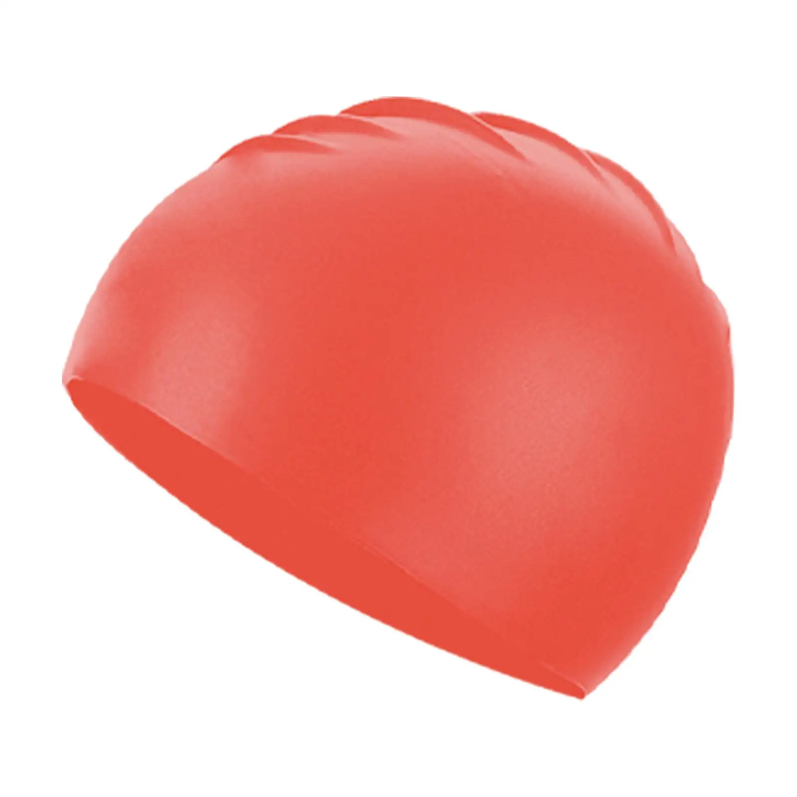 Waterproof Silicone Swimming Cap for Men Women Kids Diving Surfing Pool Bathing Accessories