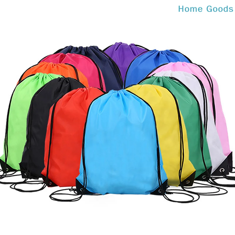 Sac de sport pliable et imperméable avec poche, sac à dos de fitness à cordon, sac de randonnée, camping, natation, pour hommes et femmes