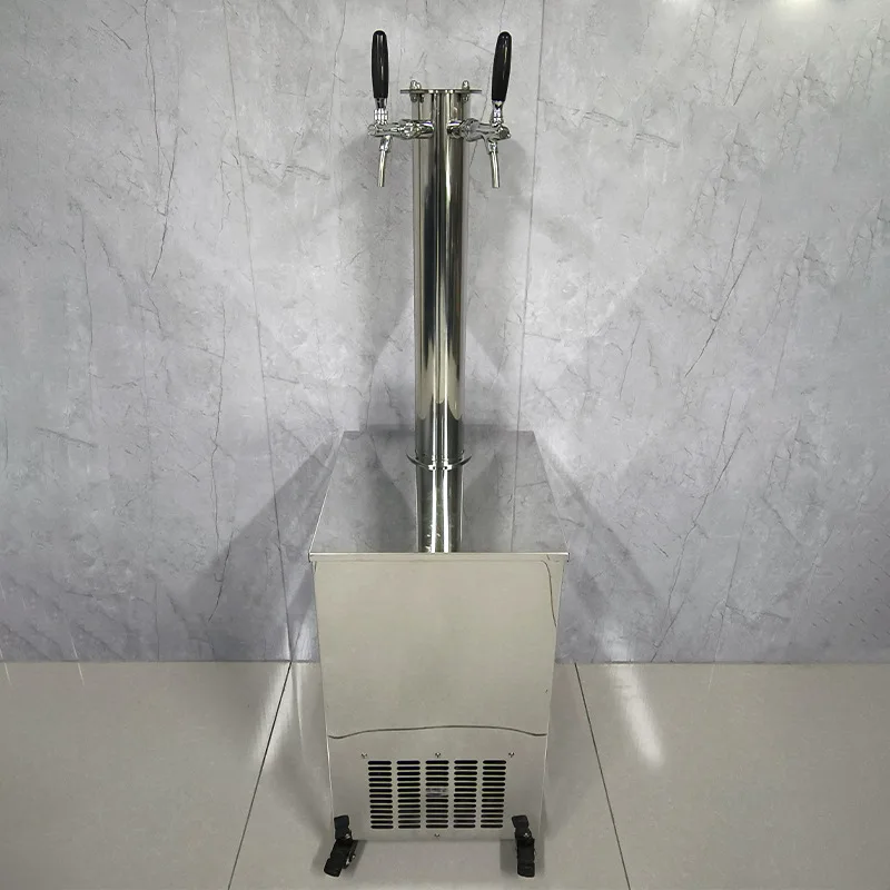 Craft Beater Vertical Double Head Water Cooled Draft Beer Machine Commercial