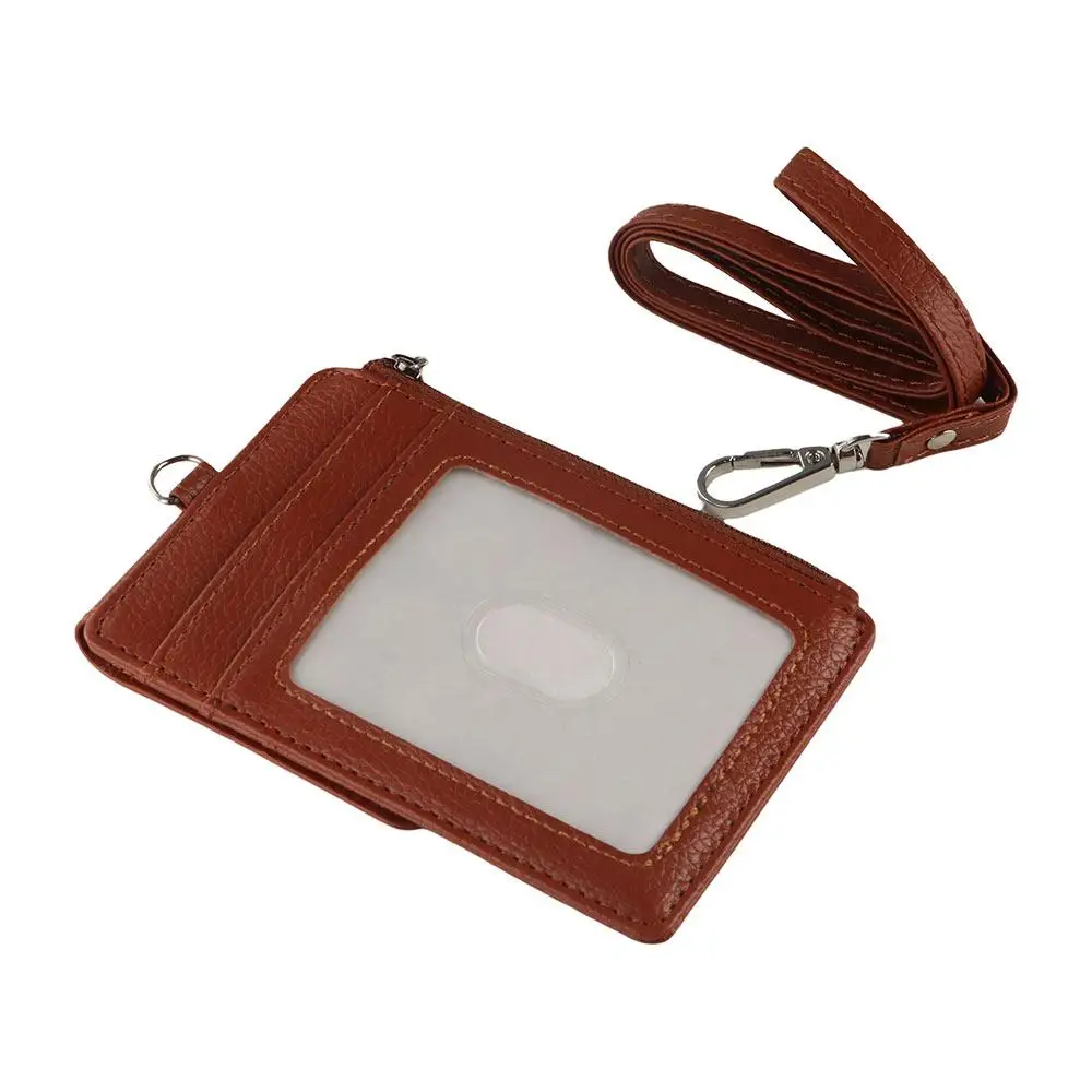 RFID Blocking with Neck Lanyard Bus Pass Case Cover Credit Card Holder ID Card Case Employee ID Cover Name Badge Holder