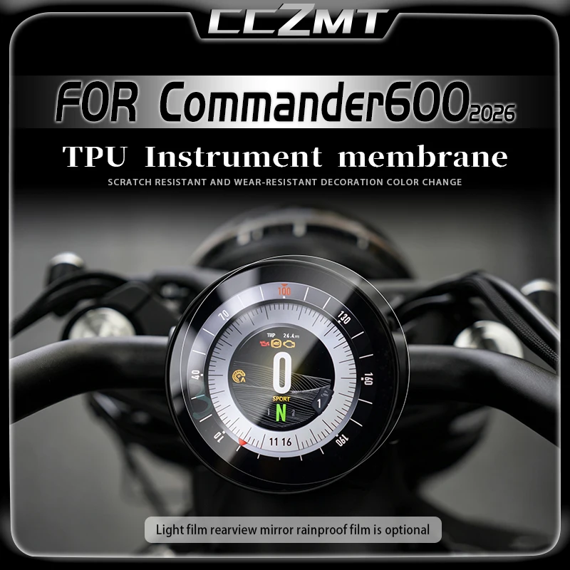 For Benda Commander600 2026 Headlight Film Instrument Film Tail Light Film Transparent Protective Film Film Modification