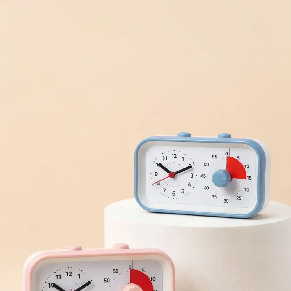 Digital Dual Screen Countdown Timer Desk Clock For Kids Students Time Management Alarm Clock Silent Learning Helper