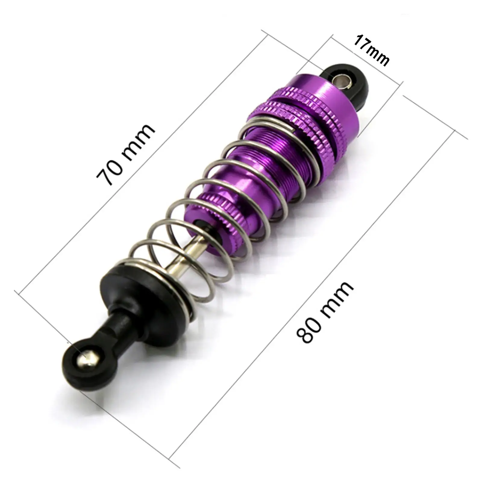 

80mm Shock Absorber Adjustable Fits 1/14 WLtoys 144001 RC Car Parts