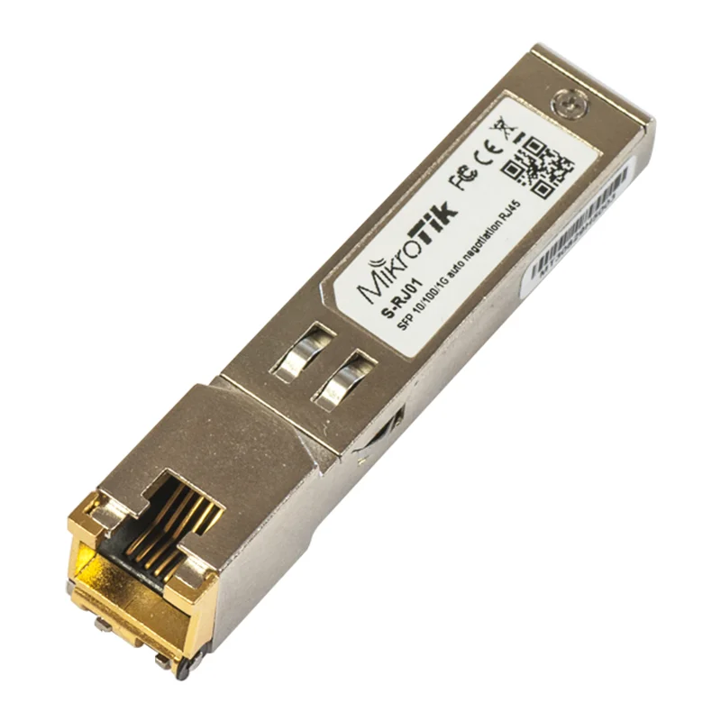 Mikrotik S-RJ01 gigabit ótico ao módulo de fibra elétrica sfp a rj45 10/100/1000m