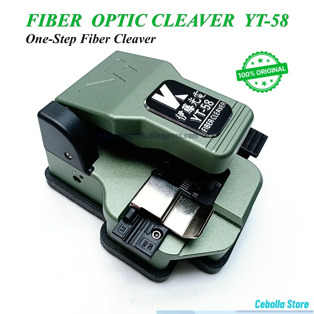 

Оригинальный оптоволоконный кливер YT-58 с автоматическим возвратом лезвия, вращающийся зажим 3-в-1, прочное лезвие для резки с 26 режущими поверхностями