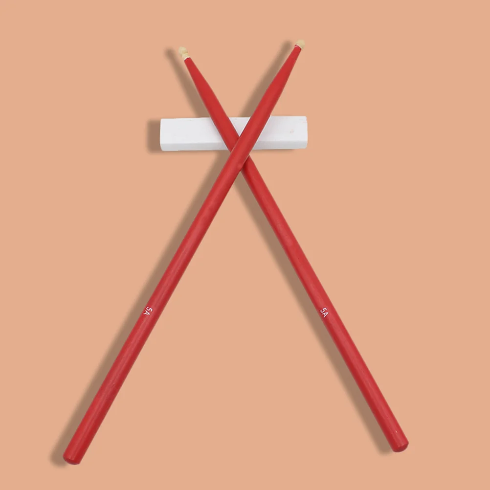 

5 Pairs Colorful Drum Hammer Jazz Drumsticks Accessories Practice Tip Maple Reliable Child