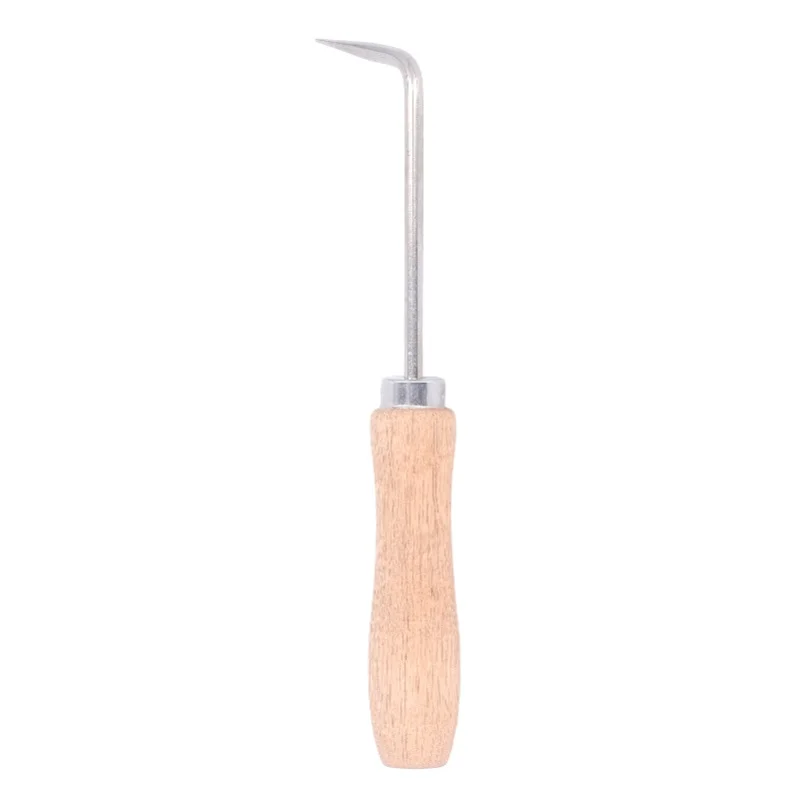 Weld Seam Crochet 6mm Diameter Wood Handle Hot Air Welding Crochet For PVC TPO Film