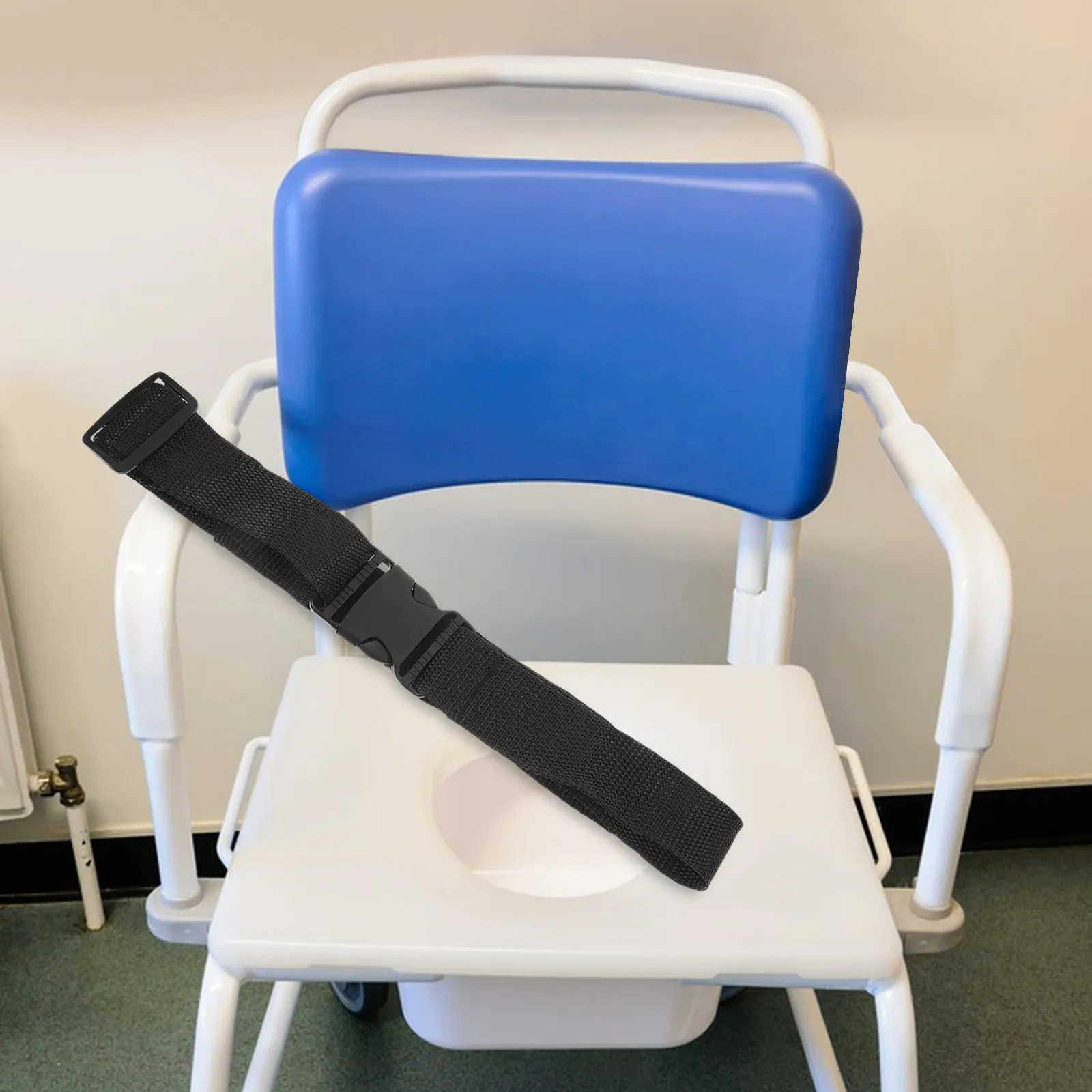 

Commode Chair Bath Safety Harness Adjustable Anti Slip Strap for Shower Chair Baby Elderly Toddler Safety Security Belt
