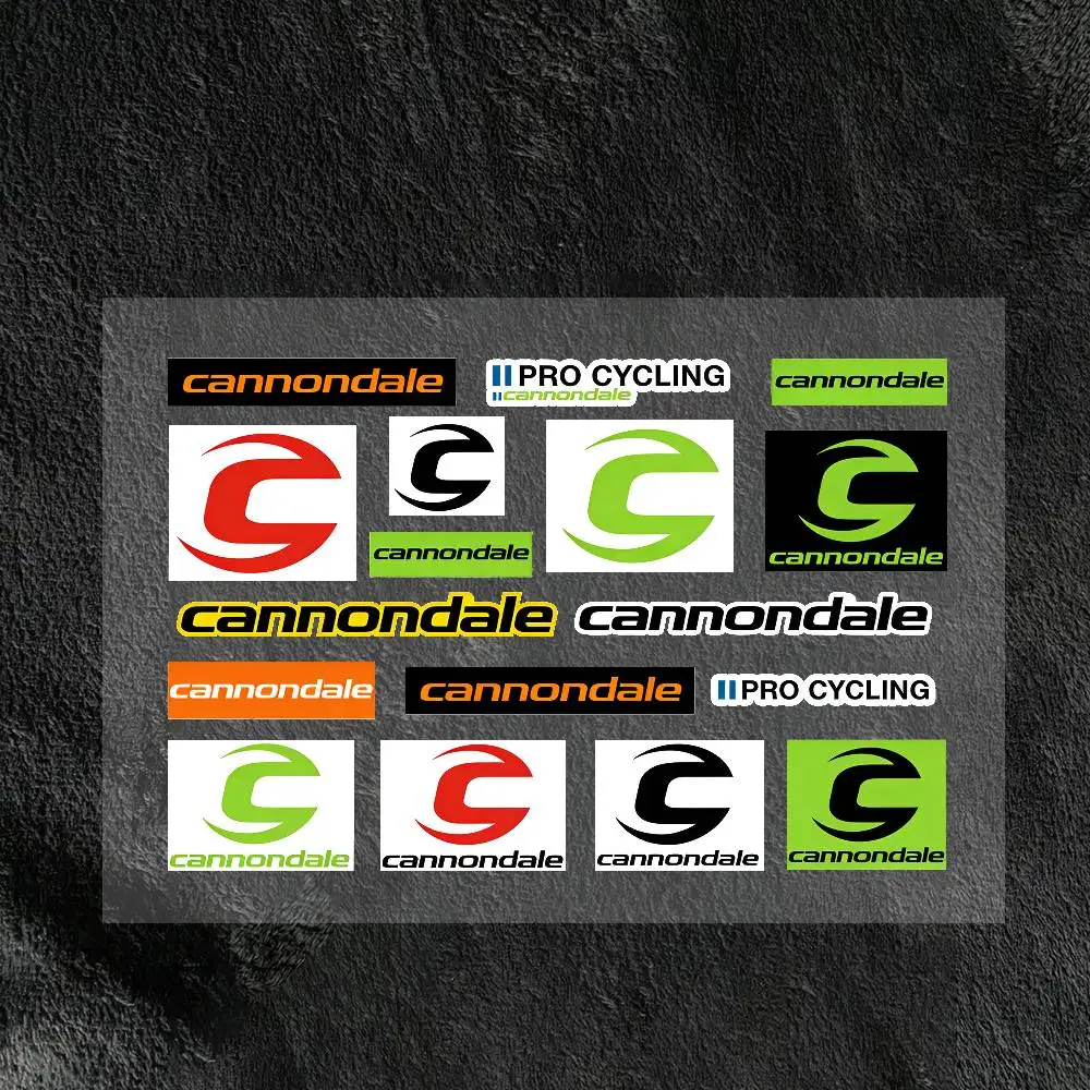 

Наклейки C-Cannondale для мотоциклов с логотипом, водонепроницаемые светоотражающие наклейки на шлем, наклейки для защиты от царапин, персонализированная модификация
