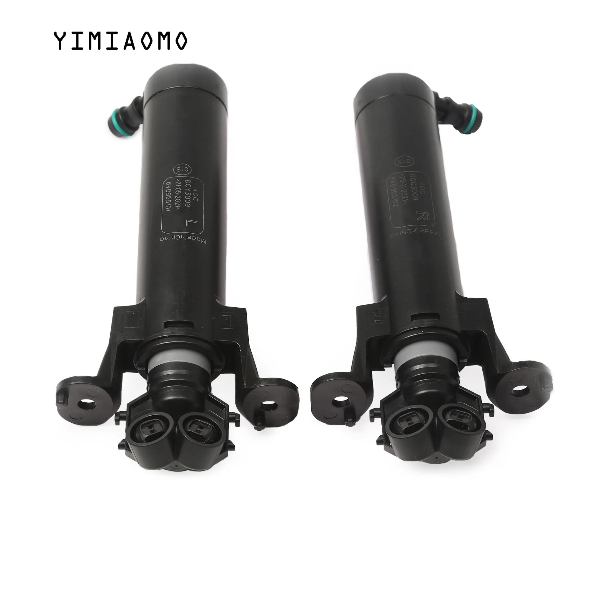 

8V3955102 A Pair Black Headlight Washer Fluid Nozzle For Audi S3 2013-2016 A3 Cabriolet RS3 Sportback 8V3955101 001-10-25723