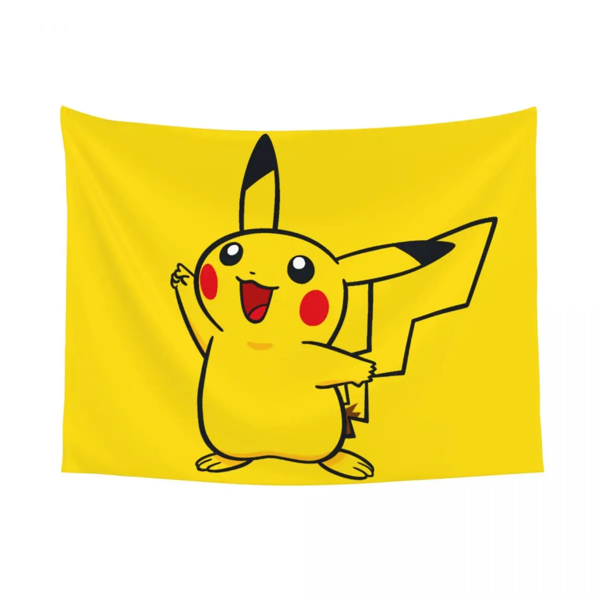 Custom P-Pikachus Cartoon Tapestries for Bedroom Dorm Hippie Wall Hanging Tapestry Home Decoration