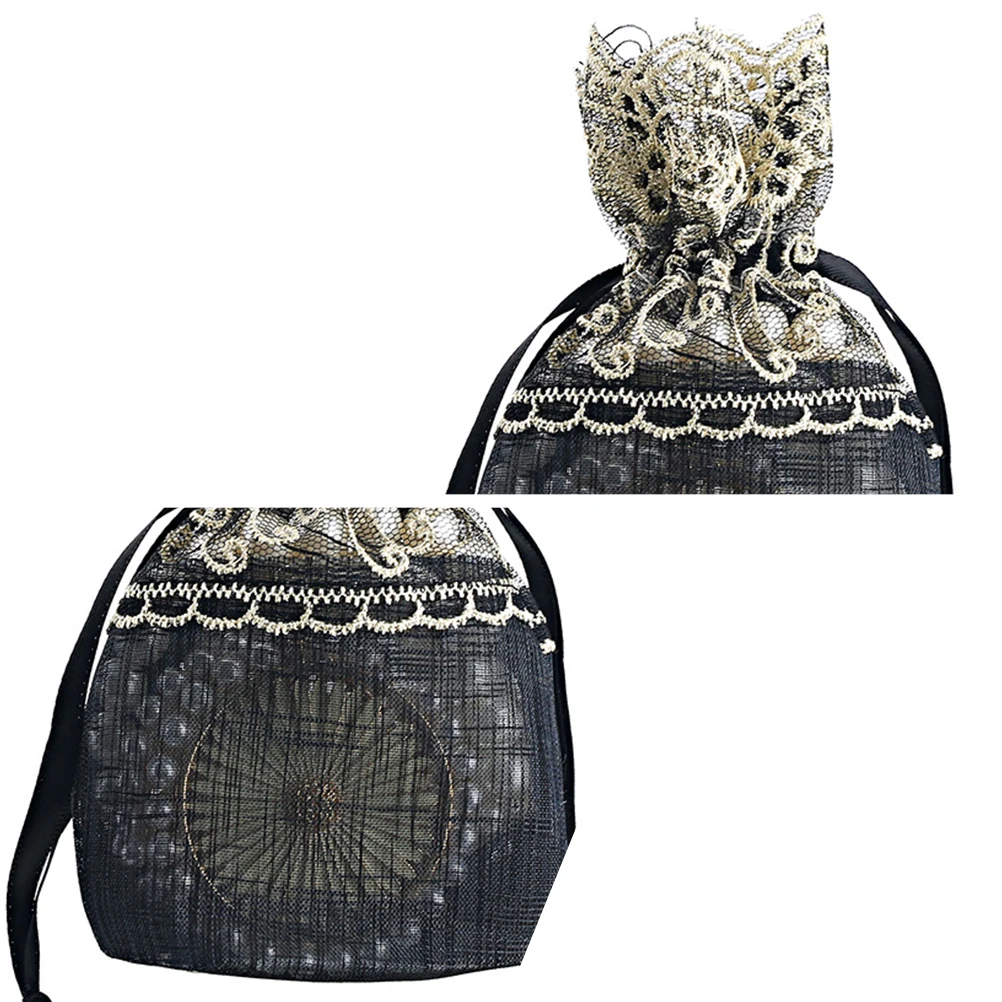 

12pcs Gift Bags Lace Accessories Storage Drawstring Pouch Bundle Small Jewelry Beads Wedding Favor Travel Business Display