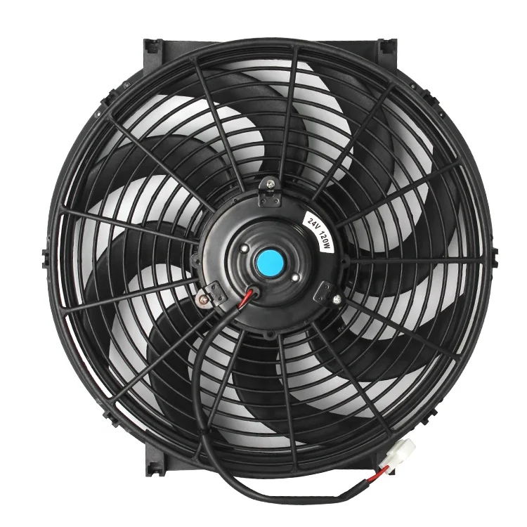 Hot Selling High Performance Radiator Fan 14 Inch DC 12V/24V Optional 120W Fans & Cooling Fan PC for Auto Universal Fan
