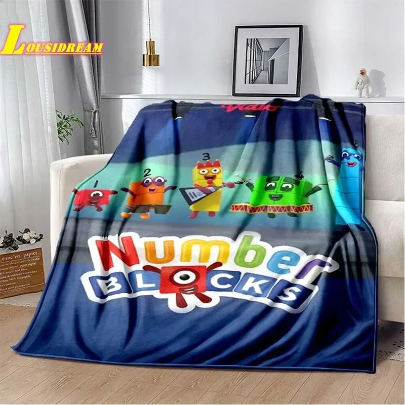 fashionable anime blanket warm and comfortable flannel sofa bed outdoor quilt children\'s birthday gift