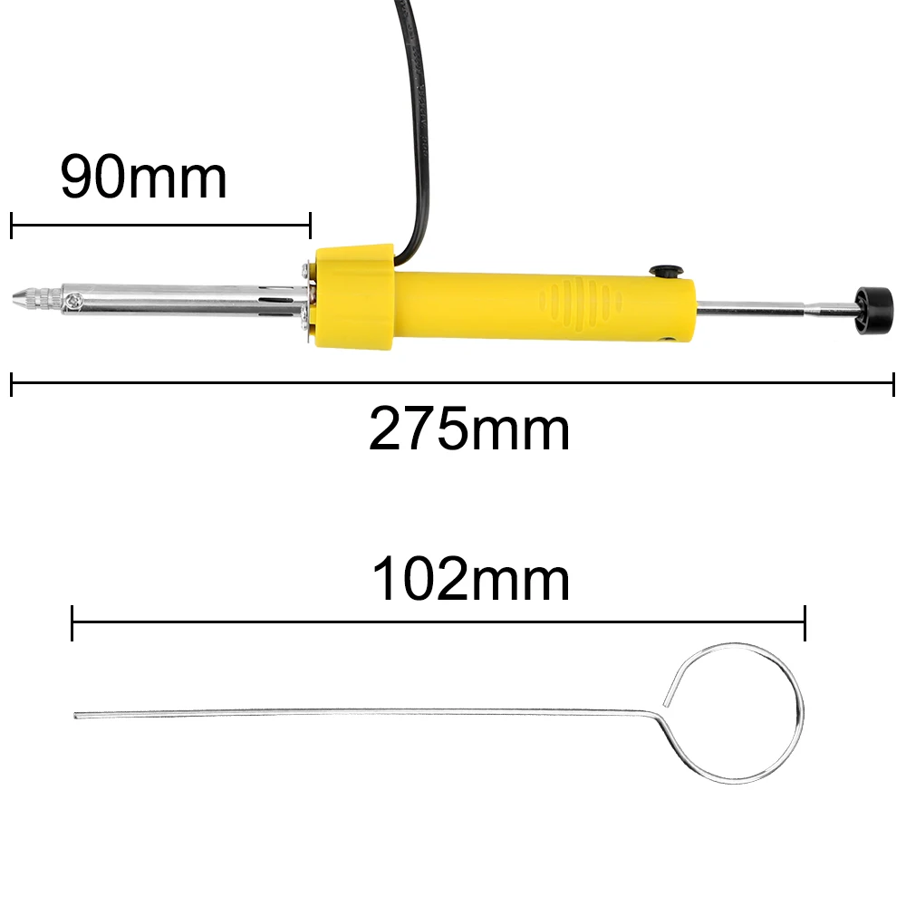 Strumento di saldatura di precisione 2 in 1 220V 30W attrezzatura per saldatura saldatore elettrico e pistola per aspirazione stagno ferro da stiro