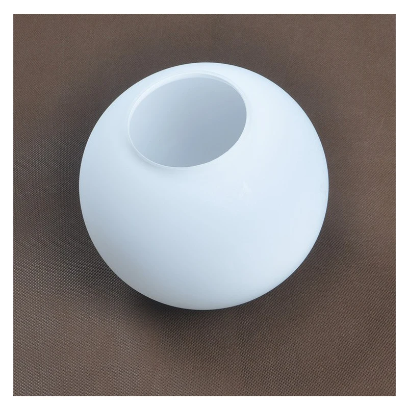 Imagem -05 - Lâmpada de Vidro Branco Sombra Abajur Globo Leitoso Lâmpada de Encaixe D30 cm 35cm 40cm 50cm Tampa Redonda Luz