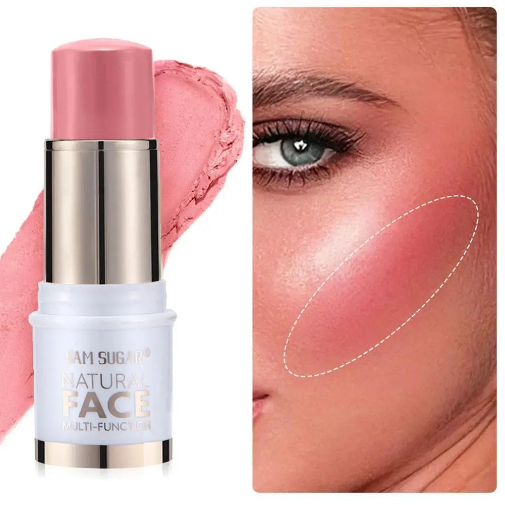 SAM AÇÚCAR-Multi-Purpose Highlighter Stick, Clareamento De Tom De Pele Contorno, Corretivo Estéreo Natural, Blush