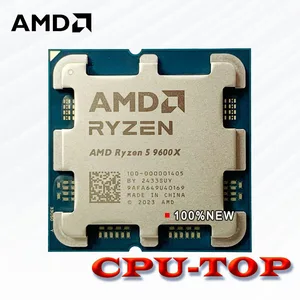 معالج AMD Ryzen 5 9600X ، 5.4 جيجاهرتز ، 6 أنوية ، 12 خيطا ، 38 ميجابايت ، ذاكرة تخزين مؤقت للألعاب ، 4 نانومتر ، TDP ، 65 واط ، مقبس AM5 ، وحدة المعالجة المركزية للألعاب ، Zen 5 ، رسومات مدمجة أفضل 10 معالجات رسومات مدمجة من Xeon - رقم 1