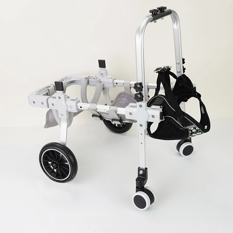 

Dog Wheelchair Pet Cat Hindlimb Wheelchair Upgraded Retractable Pet Hindleg Assist Car Paralyzed Driving Aid
