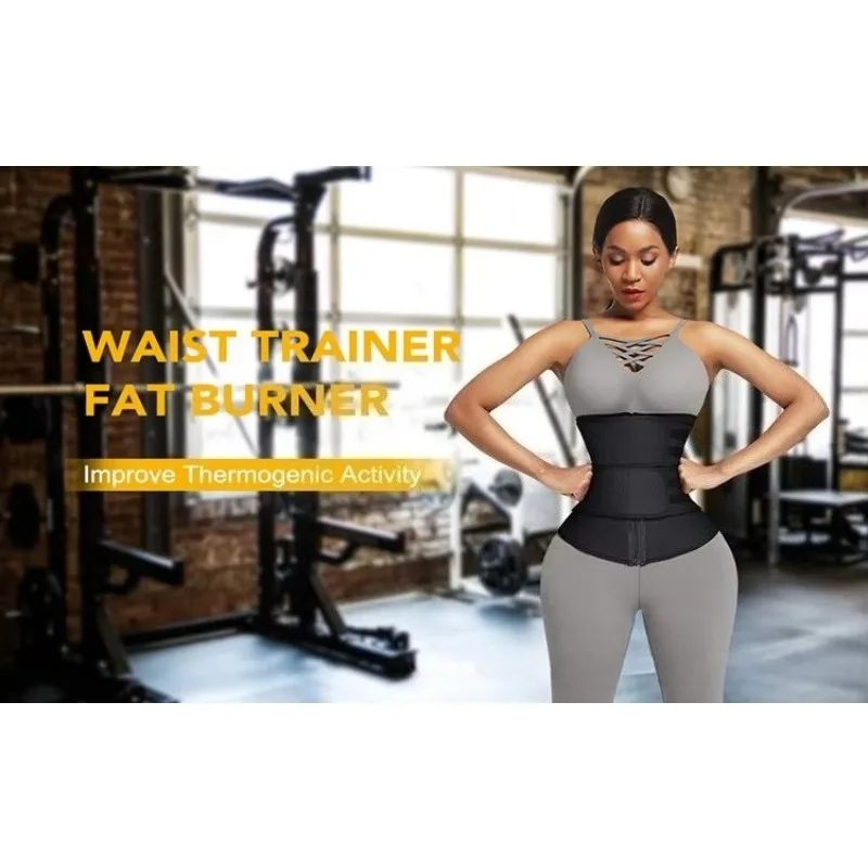 Vita da donna Trainer Doppia cintura Supporto lombare Cerniera regolabile Hot Yoga Sudore Dimagrante Dopo il parto Shapewear Multi-taglia