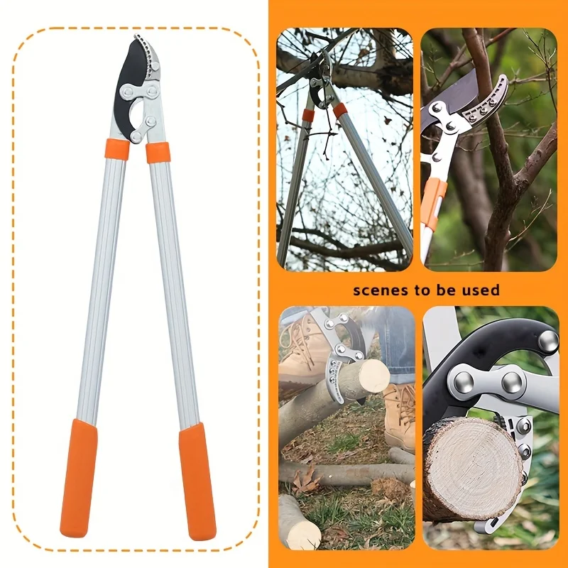 1pc Hedge Branch Cutter Garden Pruning Shears High Branch Pruning Tool Household Long-Handled Lawn Branch Cutter Shaping Hedges