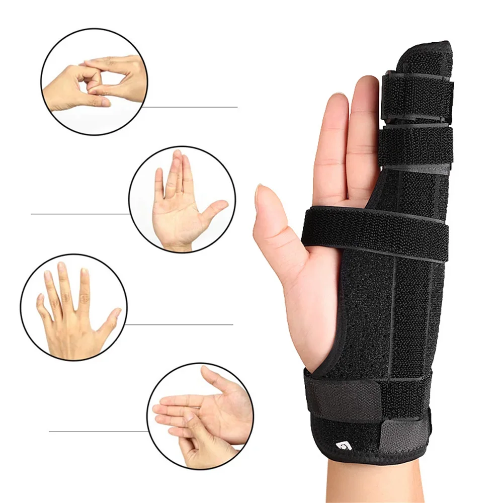 Finger Brace Adjustable Splint Comfortable Hand Support Breathable Relief Stabilizer For Broken Fingers Hand Brace Finger Splint