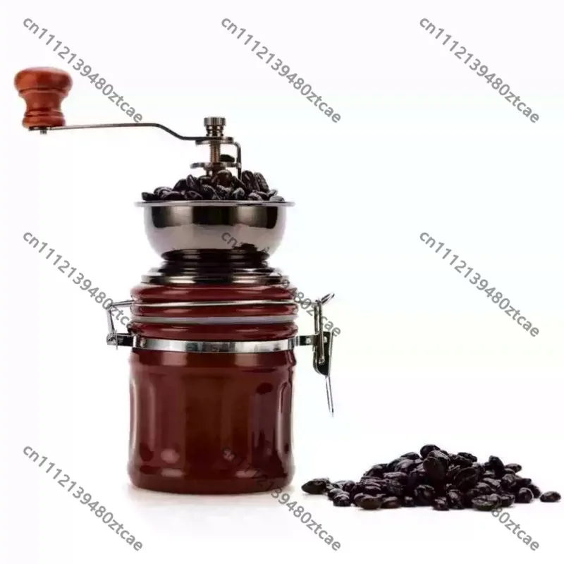 Ceramic Manual Coffee Grinder Household Small Hand‑operated Coffee Grinder for Coffee Machine Matching
