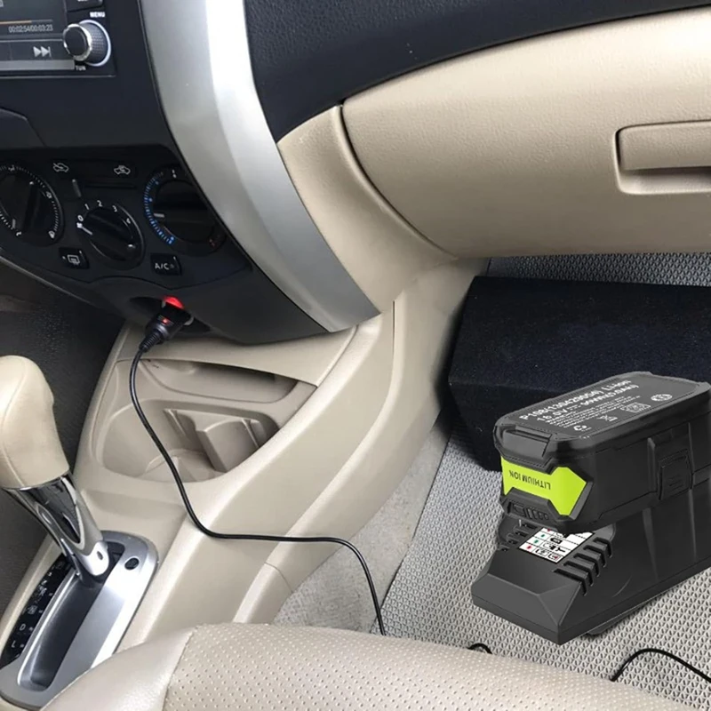 Mini Battery Charger Car Charger with Lighter Plug for 18V Lithium Ion and Ni-Cad and Ni- Batteries-A22U view 4