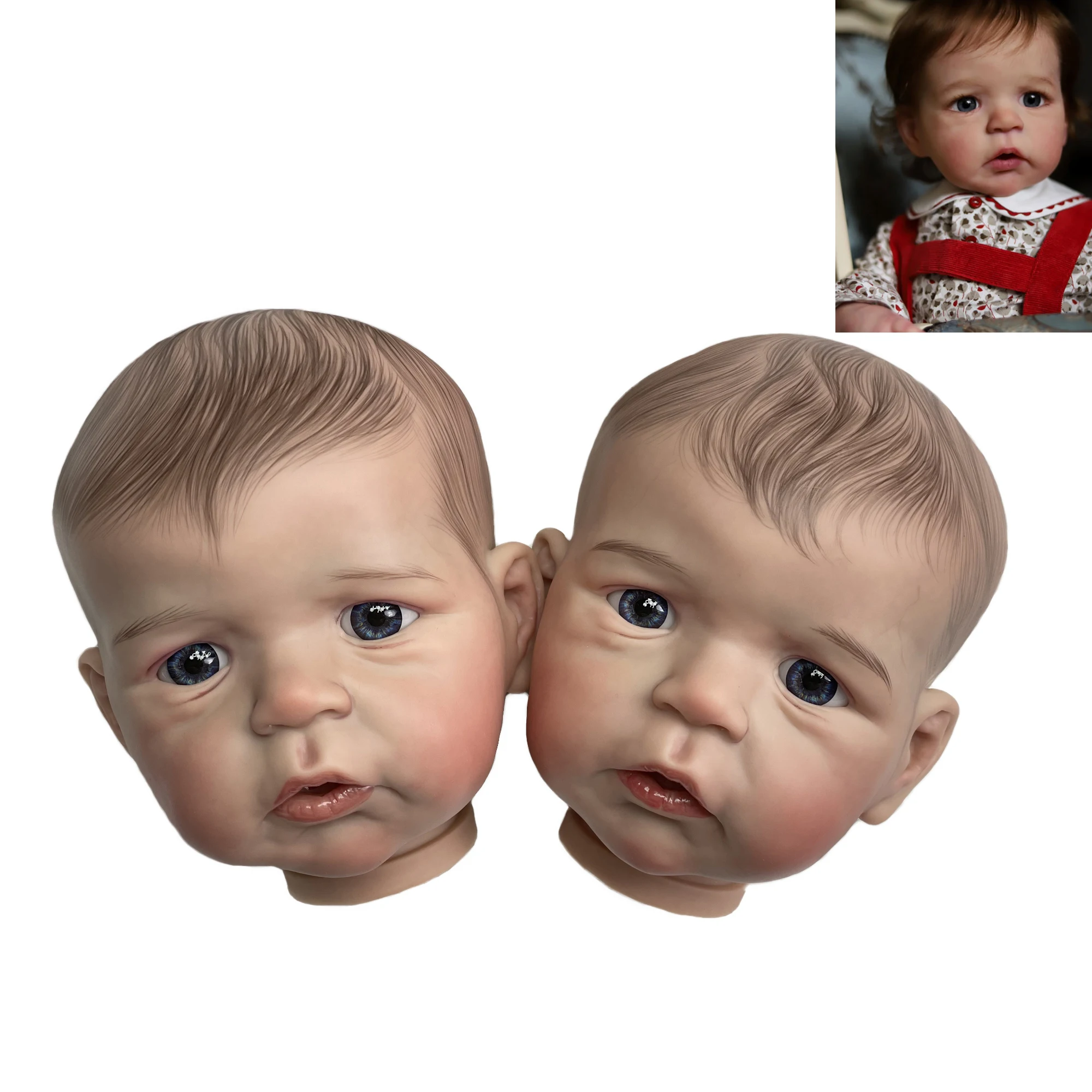 66cm Painted Sandie Bebê Reborn Doll Kits Standing Toddler Reborn Doll Parts Toy Acessórios Kit Reborn