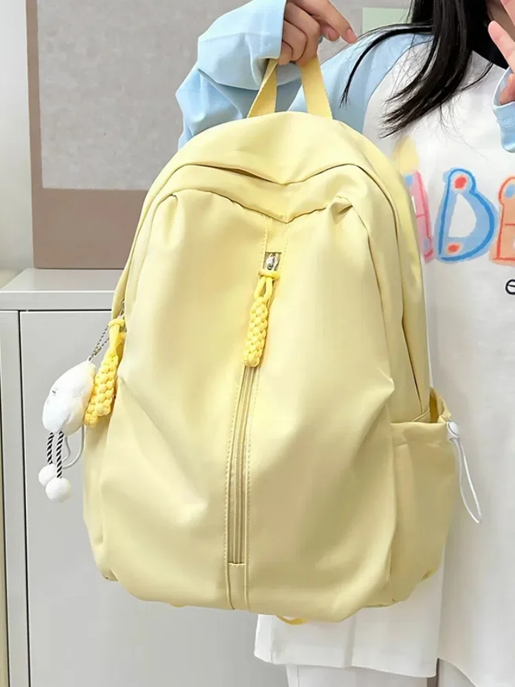 

aron Color Simple Lightweight Large Capaci Commuter Bapa Casual ex School Bag Leisure Match Daily Use Bapa