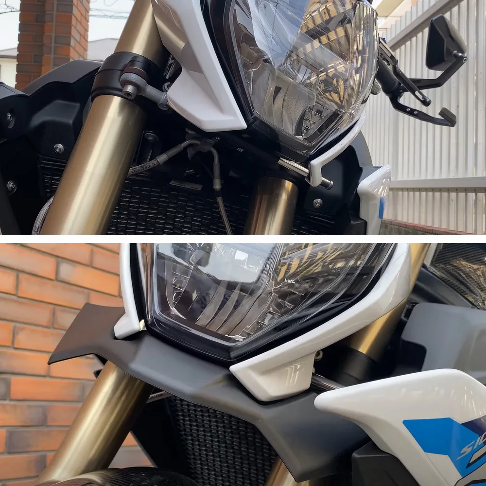 

Мотоцикл для BMW S1000R 2021 2022 2023 S 1000 R S1000 R обтекатель крыла прижимная сила голый передний аэродинамический спойлер крылышко новый