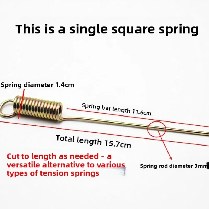 Electric motorcycle footrest spring, main support spring, offset support spring, large support spring, universal tension spring