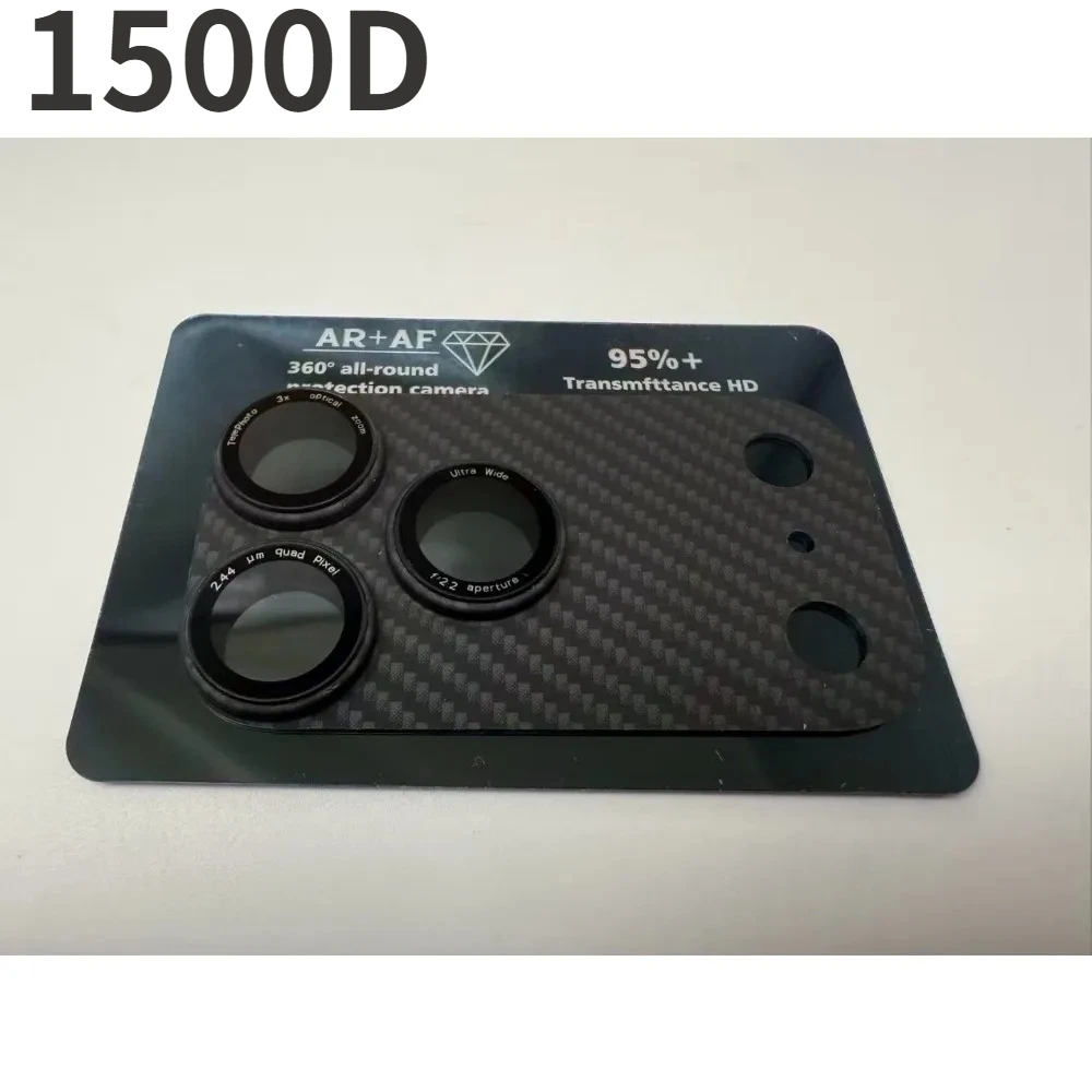 1500D Kevlar Carbon Fiber Full Camera Lens Protector Glass Cover for Apple IPhone 17 Pro Max 17 Air Orginal Phone Lens Case