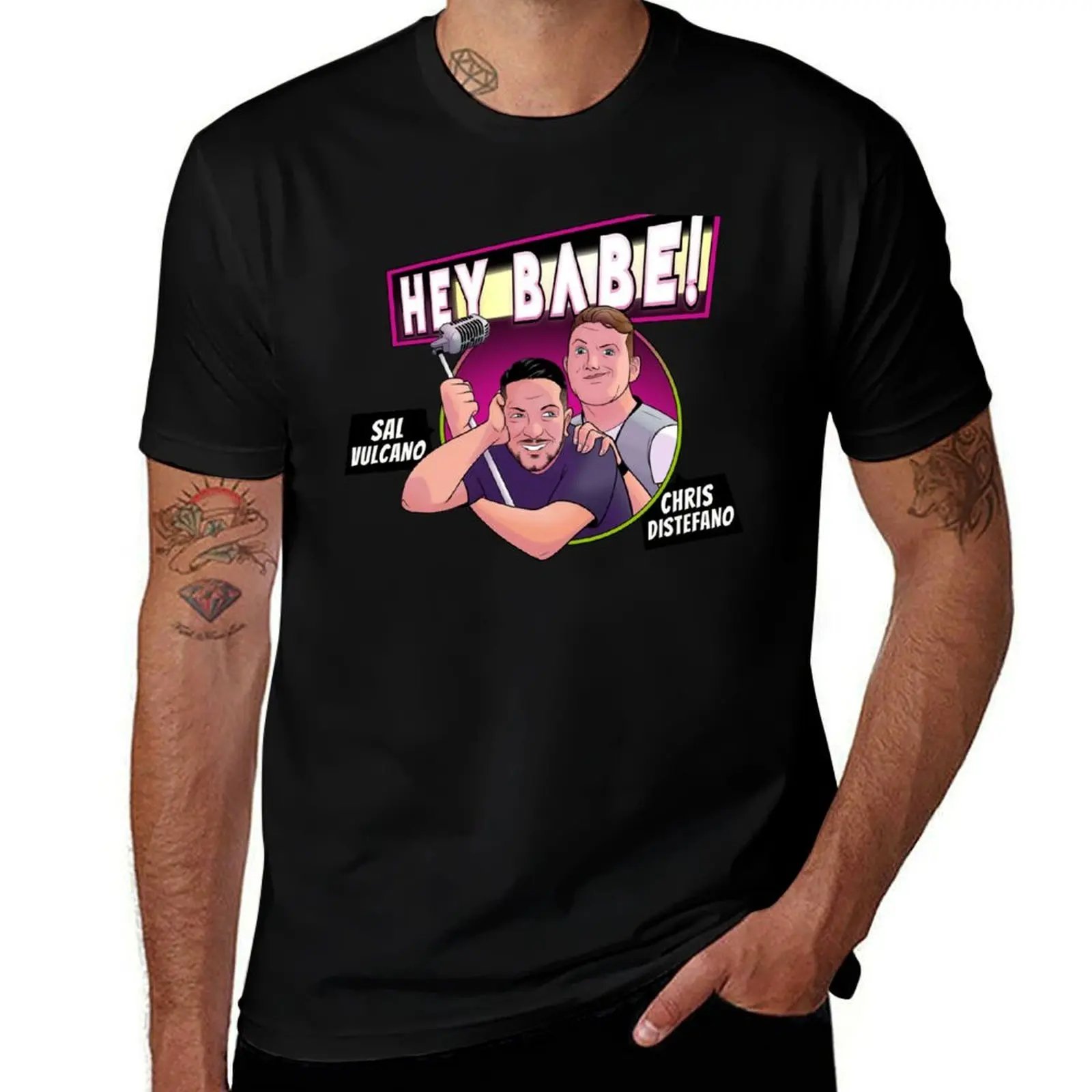 Food Based Comedy Podcast TB02 T-Shirt Fashion Casual Short Sleeve Top