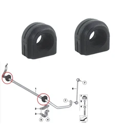2 Pcs Front Axle Stabilizer Sway Bar Bushing 31356777934 For BMW F06 F07 F10 F11 F12 F18 520d 520i 528i 640i