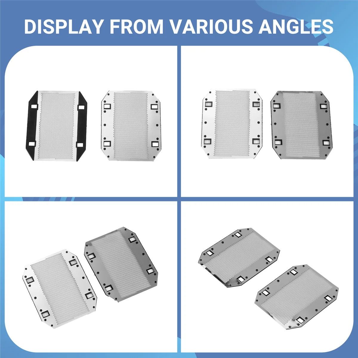 2Pcs Men's Razor Replacement Cutters Outer Foil for Panasonic ES9943C ES318 ES329 ES338 365 Men's Shaver Replacement