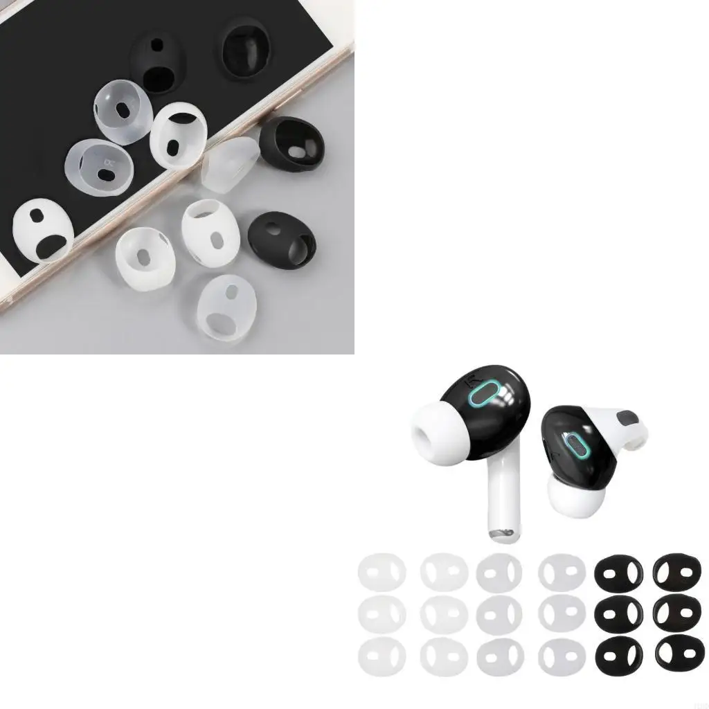 J1HD 3PAIRESイヤホンは 2スポーツイヤホンのイヤーチップ用の柔らかいシリコンイヤバッドアクセサリーインイヤーのヒントをカバーしています