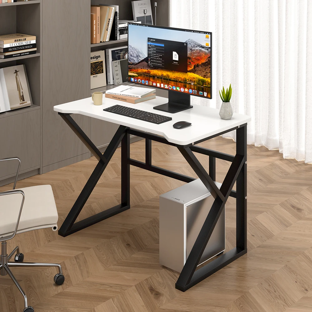 Meja Permainan Workstation Meja Kantor Bingkai Berbentuk K Voltsify