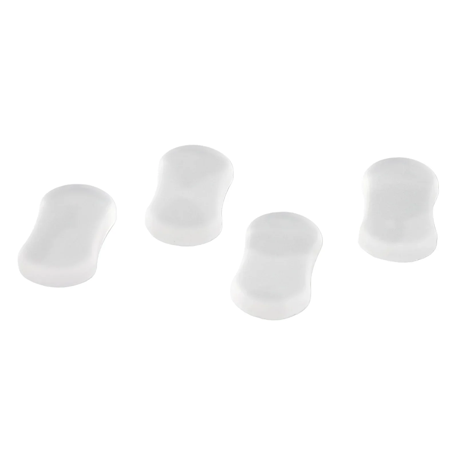 Buffers Spacers Toilet Seat Bumper Replacement Spare Transparent Accessory Protective Silicone 45*20*5mm High Quality