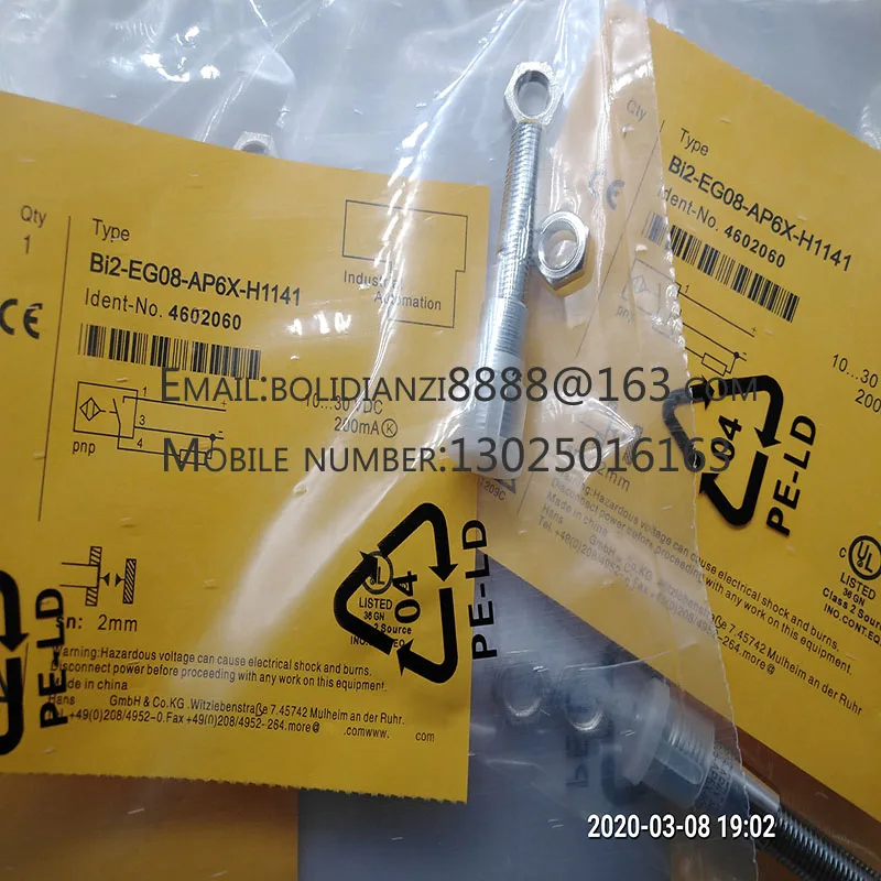 

New proximity switch sensor BI2-EG08-AP6X-H1141 BI2-EG08-AN6X-H1141 In stock