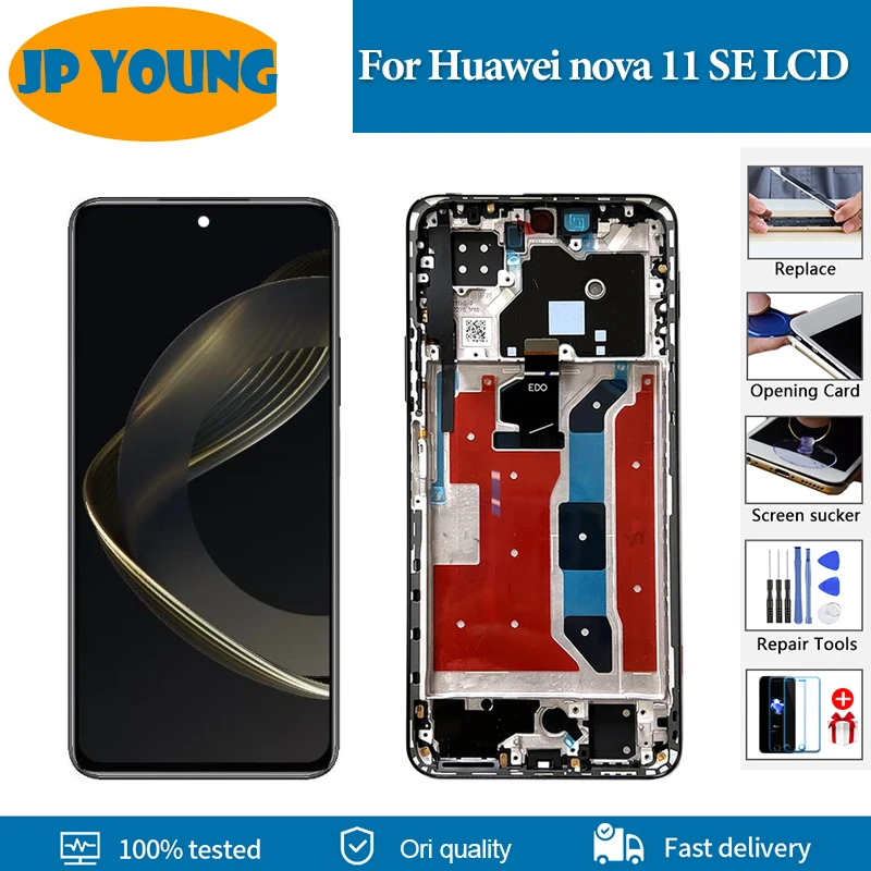 

6.67'' AMOLED For Huawei nova 11 SE LCD Display BON-AL00 Screen Touch Panel Digitizer For Huawei Nova 11SE LCD Replacement Parts