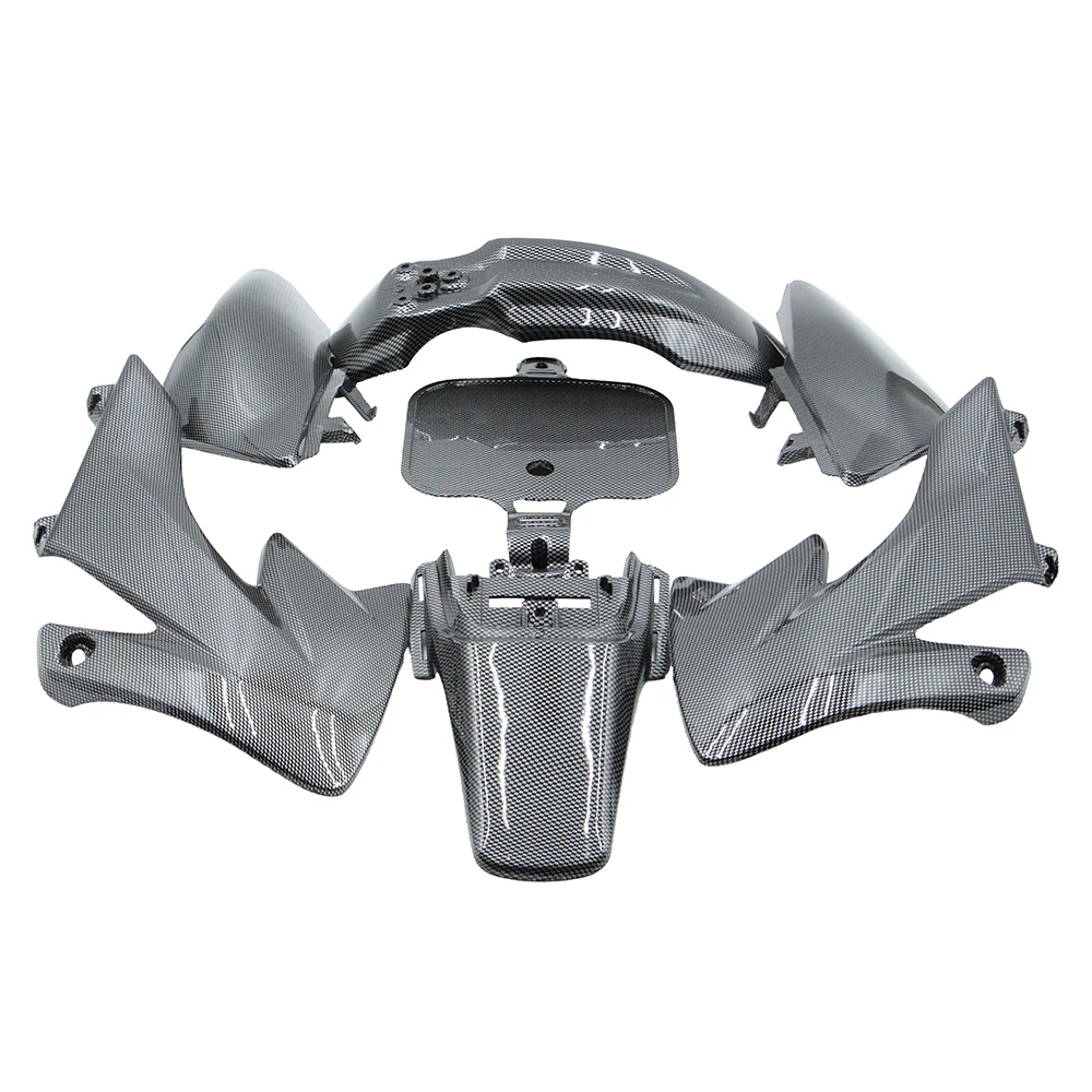 

Plastic Casing Simulated Carbon Fiber Surface Fairing Body Kits For CRF50 XR50 Pit Dirt Trail Bike 50cc-125cc Mini Motorcycle