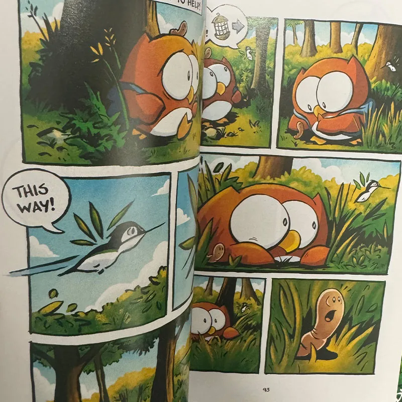 4 كتب/مجموعة 1-4 كبير العينين البومة البومة الفصل جسر كتاب صور الإنجليزية قراءة القصص المصورة