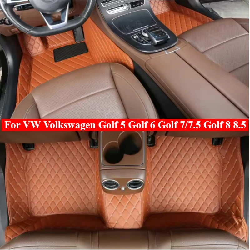 

Custom Car Floor Mats For VW Volkswagen Golf 5 Golf6 Golf 7/7.5 Golf8 8.5 2003-2026 Auto Accessories Foot leather Carpets Rugs